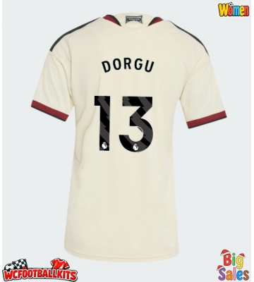 Manchester United Patrick Dorgu #13 Replica Third Stadium Shirt for Women 2026-27 Short Sleeve